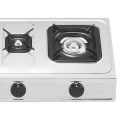 Quality Stainless Steel Gas Cooker Three Burner Desktop Gas Stove for Home or Restaurant Metal Household Free Spare Parts NG/LPG
